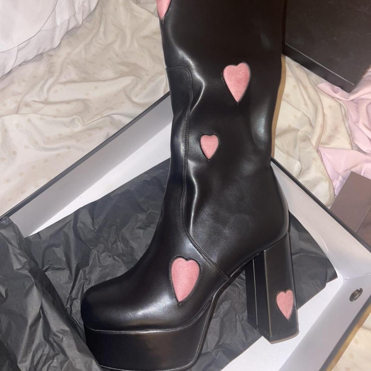 candyfloss love platform boots