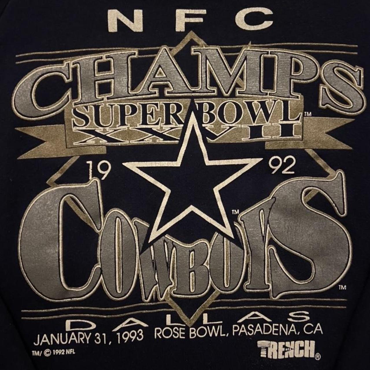 ⭐️ 1992 Vintage Dallas Cowboys Super Bowl Champions... - Depop