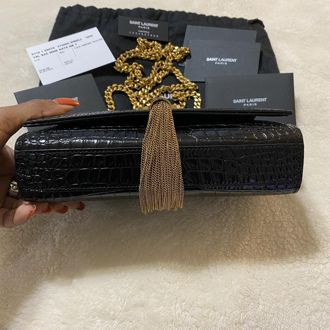 Authentic Saint Laurent Medium Kate Leather Shoulder - Depop