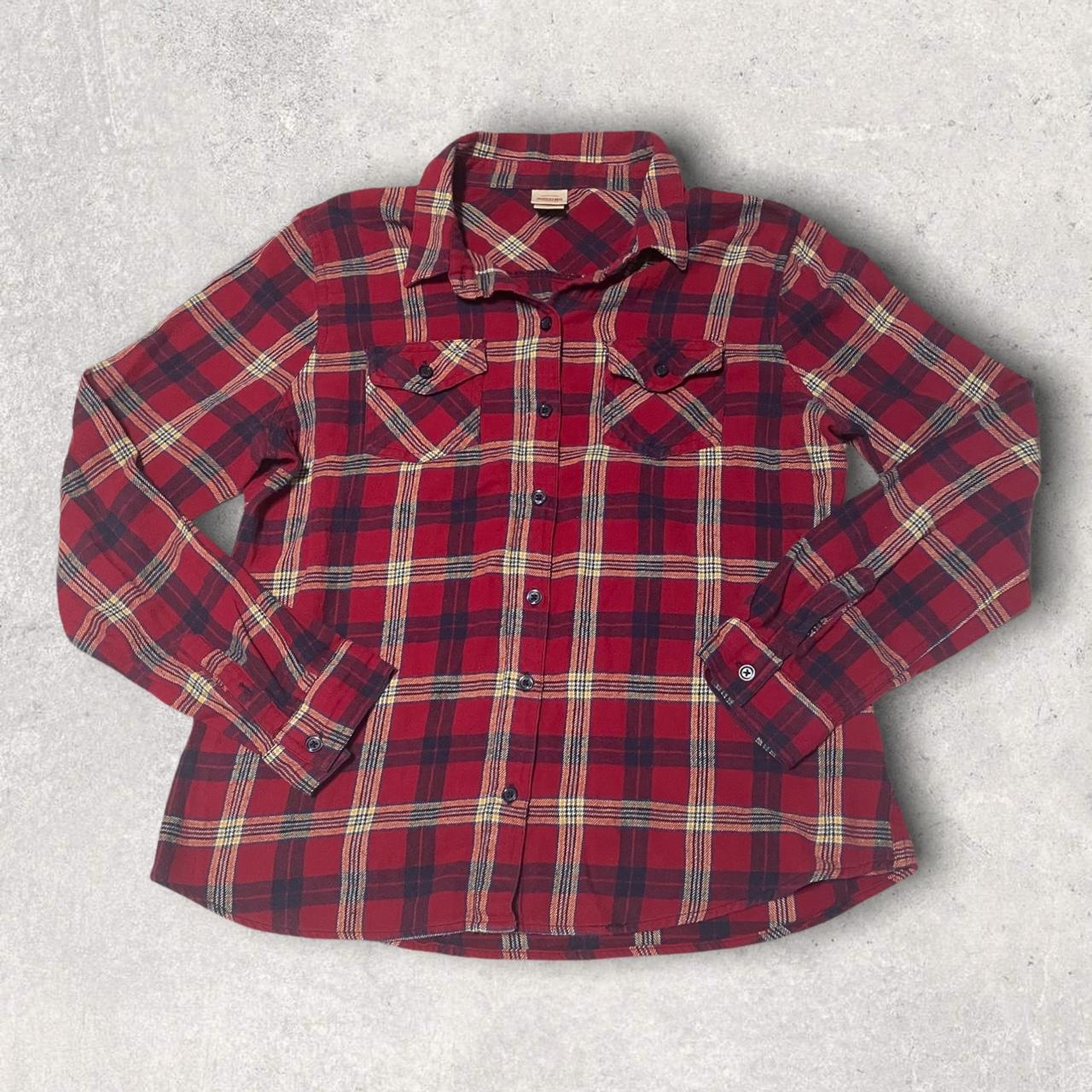 Mossimo Supply Co. Flannel Shirt Condition... Depop