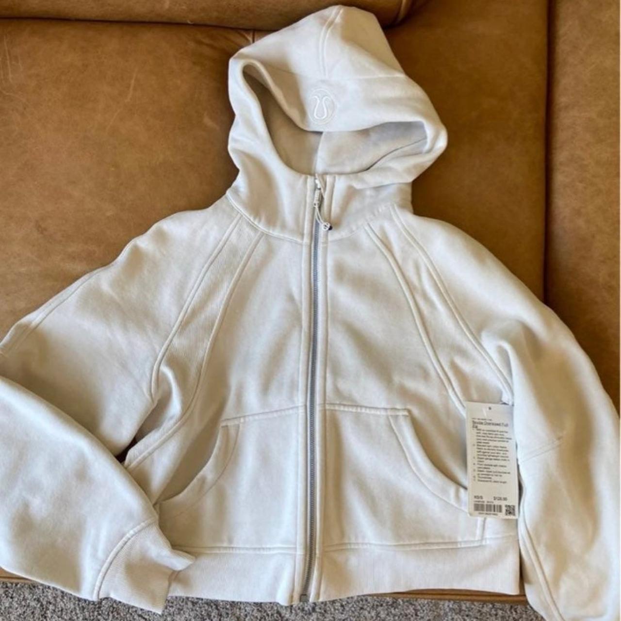 Lululemon Size XS/S White Opal Scuba Oversized Full Zip Unboxing and  Review! (New Lulu Product!) 