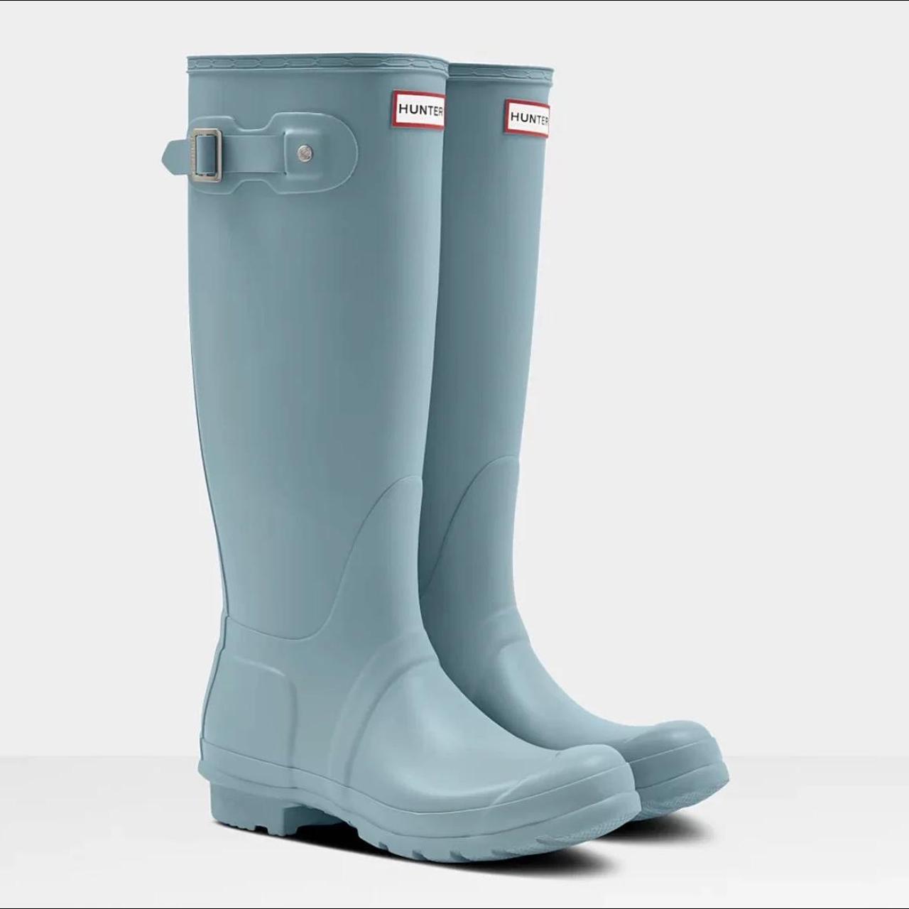 boat blue hunter boots