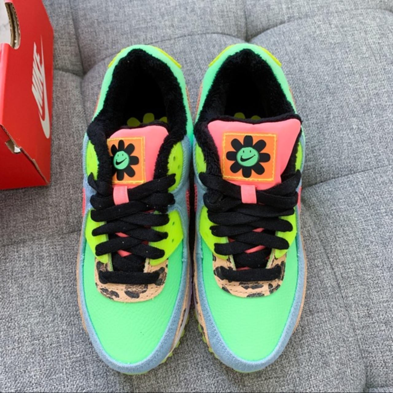 Nike air max 90 special edition leopard shoes Depop