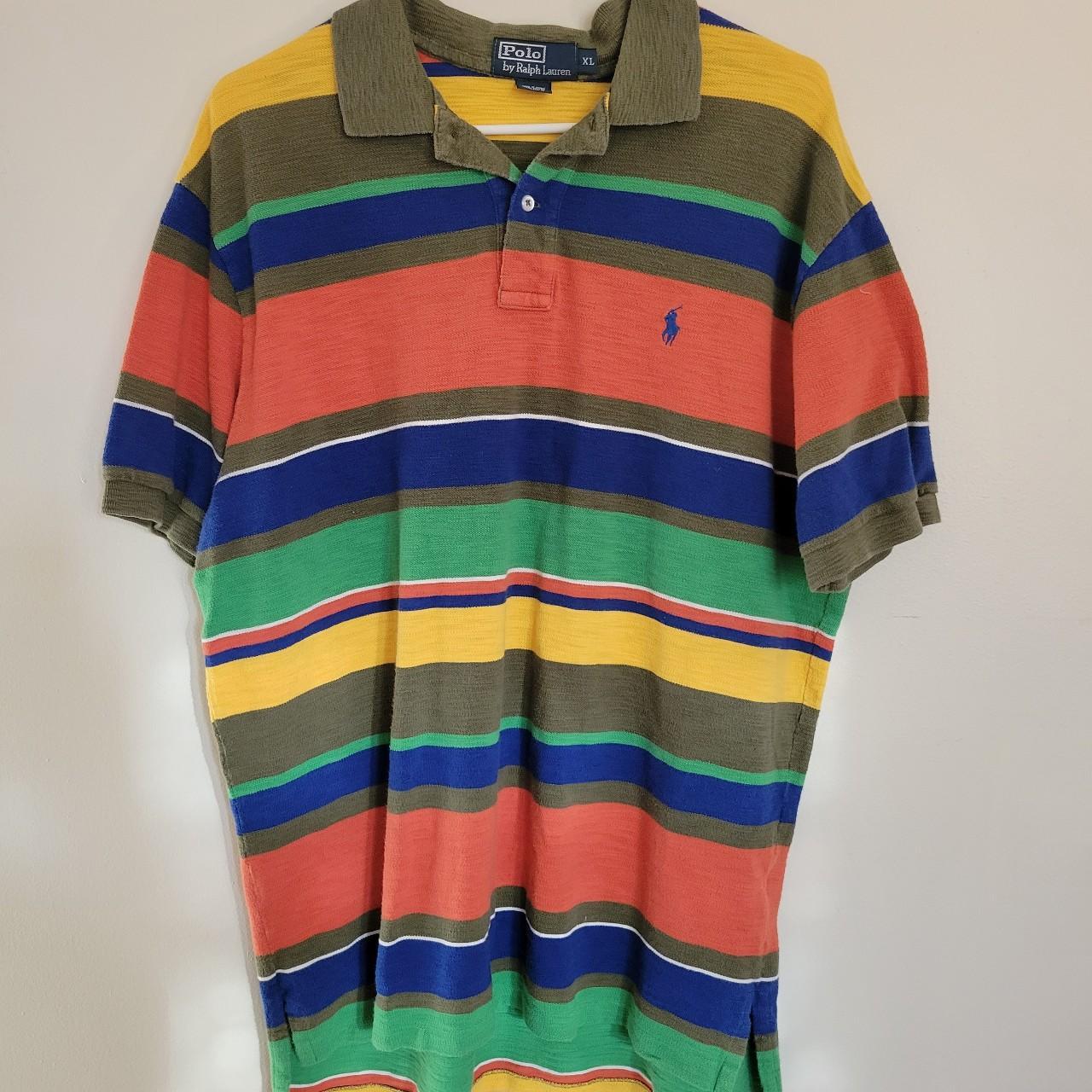 Vintage Polo Ralph Lauren Size XL Multi color... - Depop