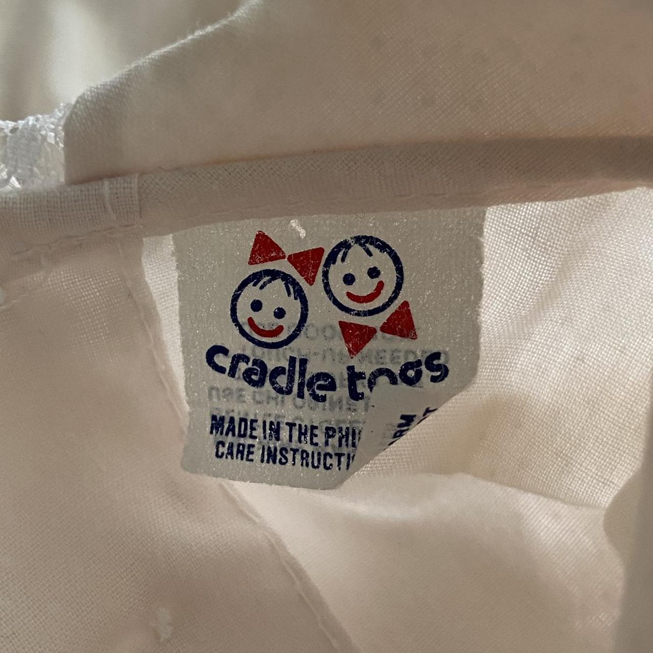 Vintage Cradle Togs Frilly Lace Trim Collared Baby... Depop