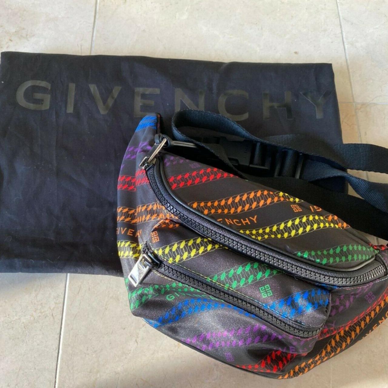 GIVENCHY limited rainbow belt bag purchase luxury