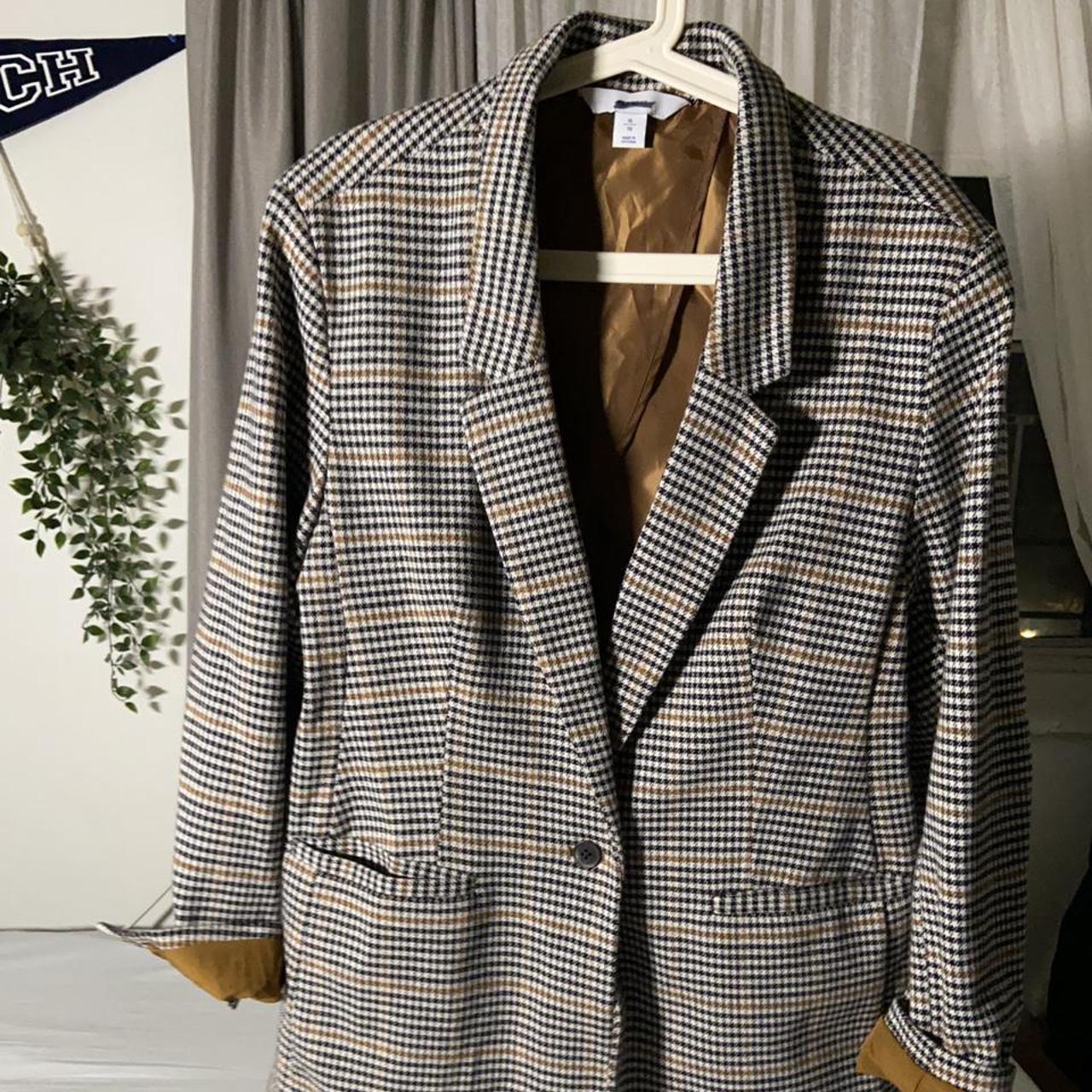 Plaid Blazer 🤍 #business #casual #blazer