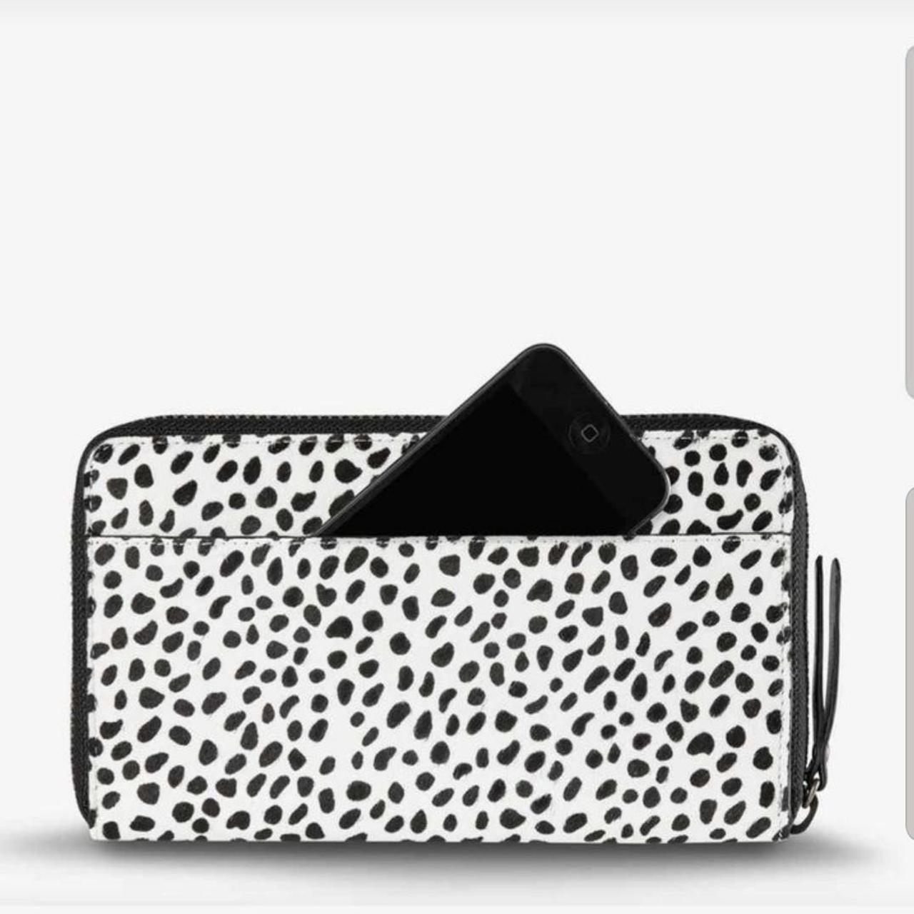 STATUS ANXIETY Delilah Travel Wallet Snow leopard... Depop