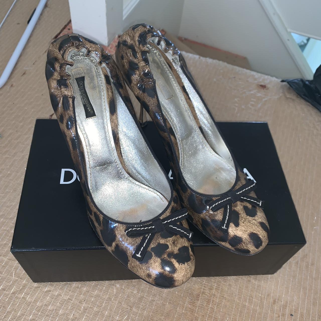 dolce and gabbana leopard shoes