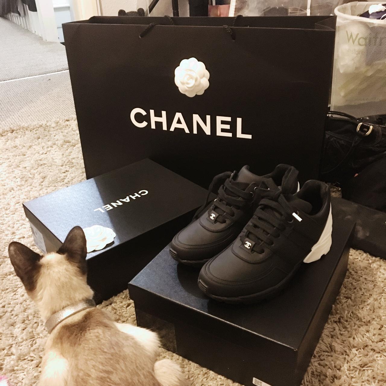 Authentic Chanel trainers used size 36 uk 3. It s. Depop