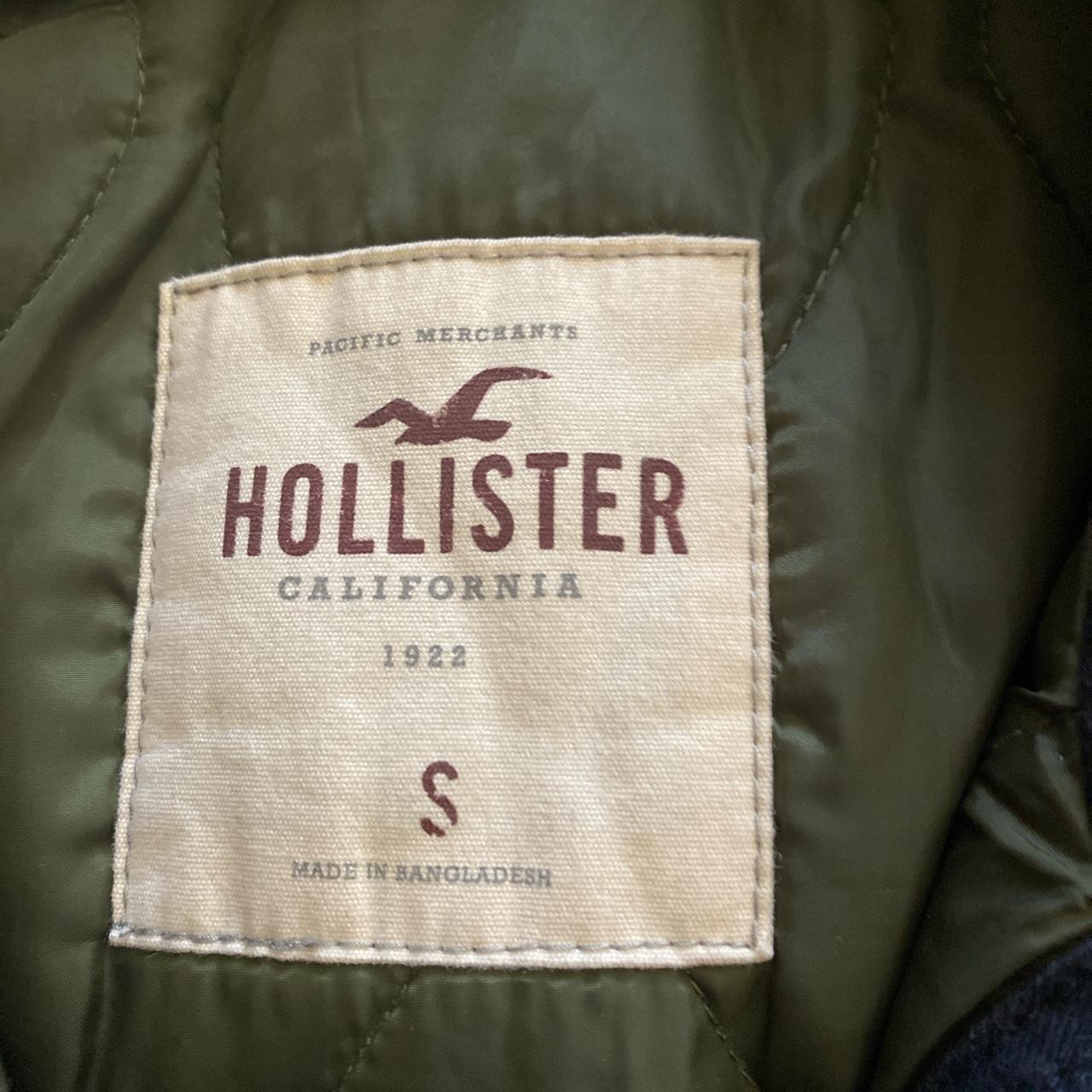 Hollister Men’s Winter Jacket Size Small Depop