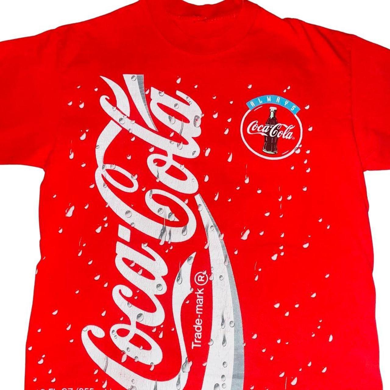 Vintage 1990s Single Stitch Coca Cola #COKE Can AOP... - Depop