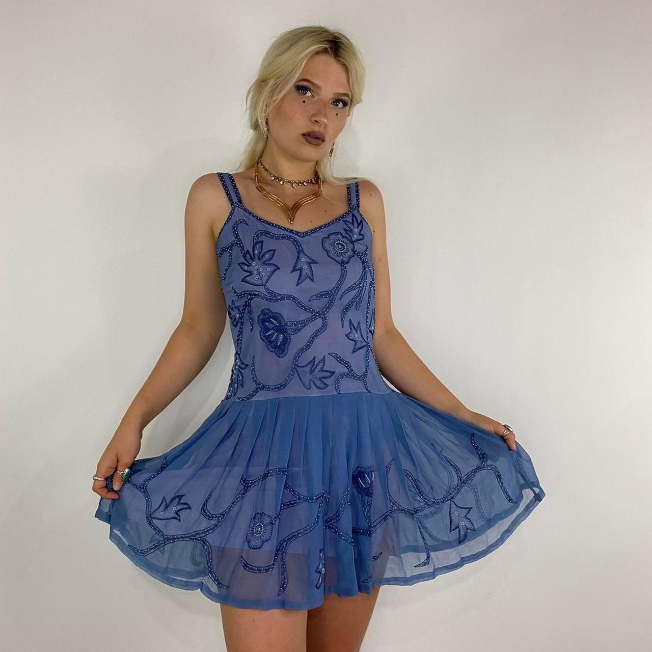 60s vintage beaded cocktail dress by Neiman... Depop