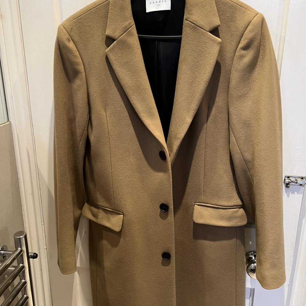Sandro Paris Male Overcoat Size - L Style -... - Depop