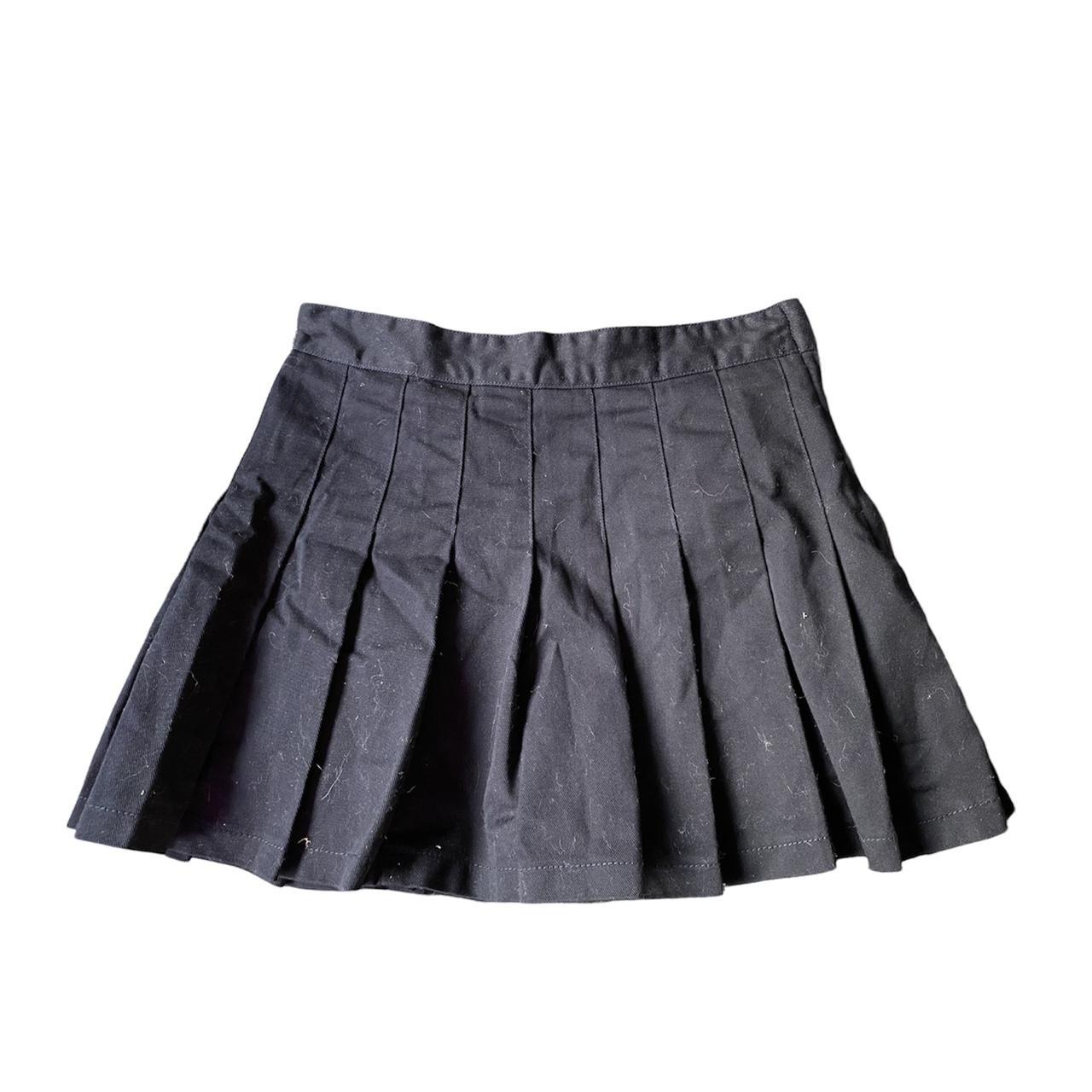 john galt x brandy melville pleated mini skirt in... - Depop