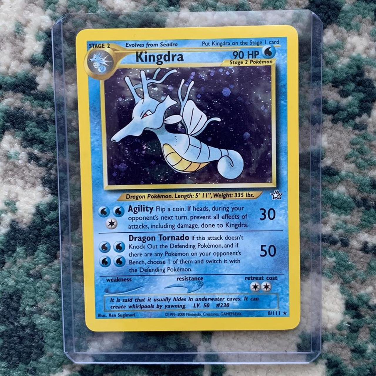 - Kingdra 8111 holo Pokémon card - Comes with the - Depop