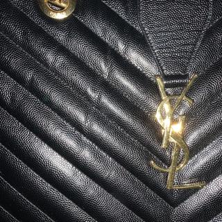 Authentic YSL LARGE WALLET ON CHAIN . CLASSIC - Depop