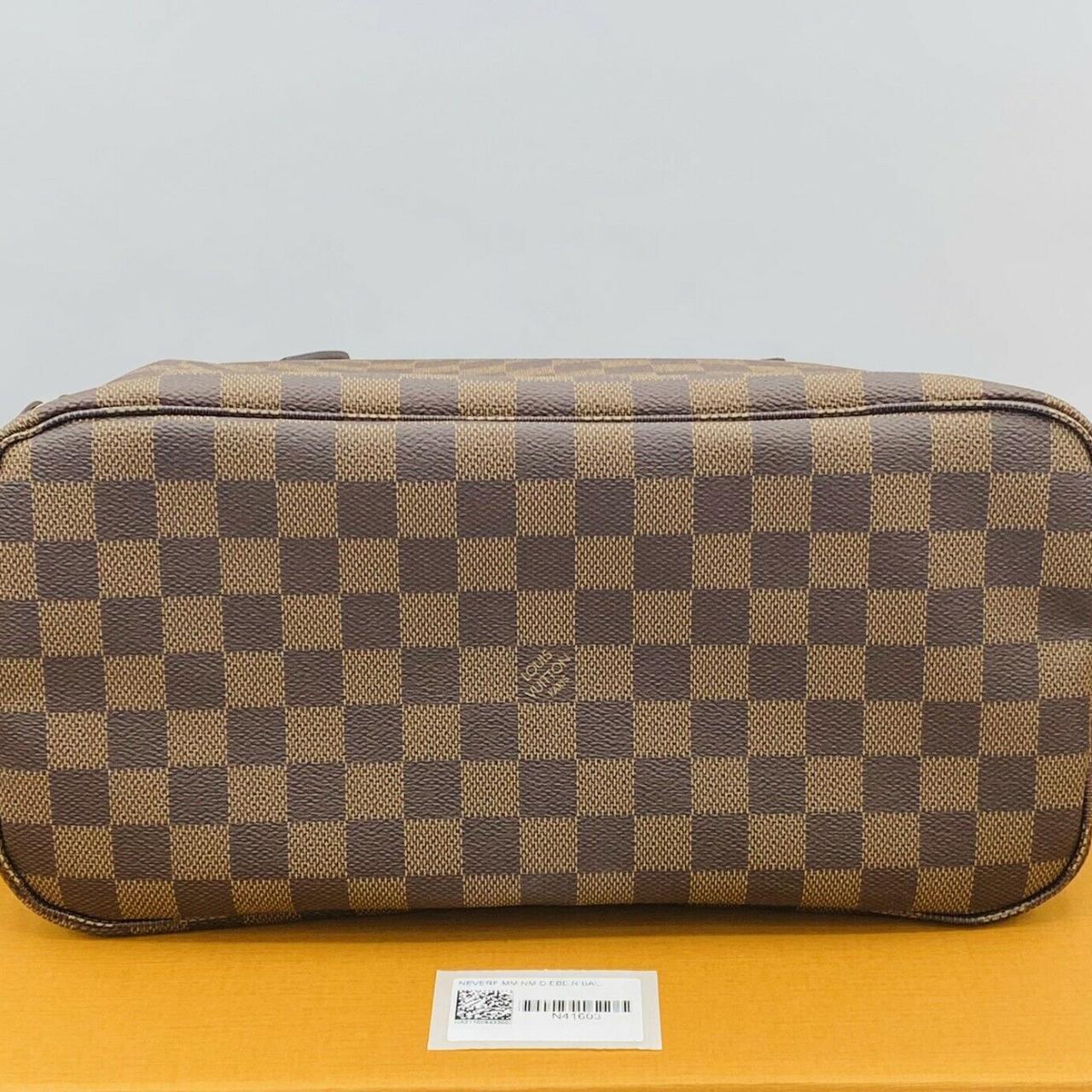 Louis Vuitton “Neverfull MM” tote in damier ebene - Depop