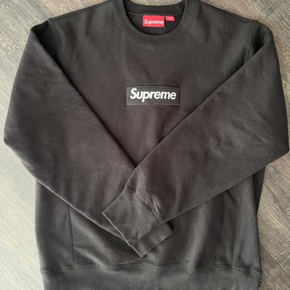 Supreme Box Logo Crewneck (BOGO) FW18 Colour:... - Depop