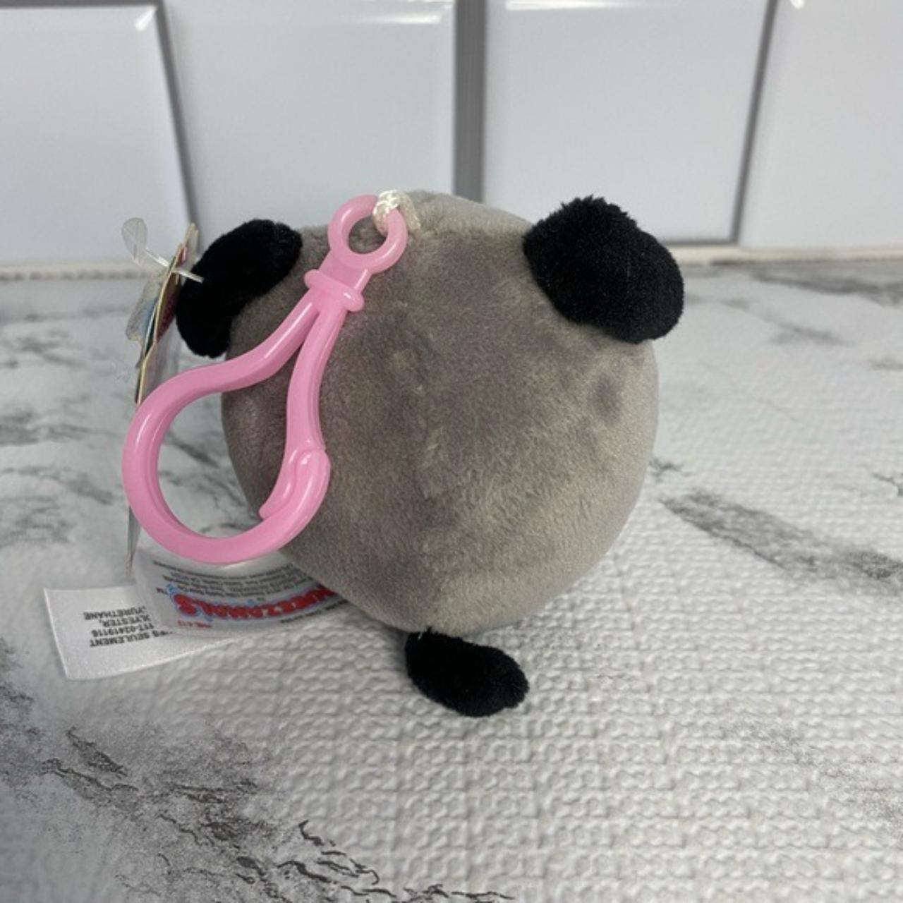 Squeezamals Blue Pug Dog keychain BNWT Depop