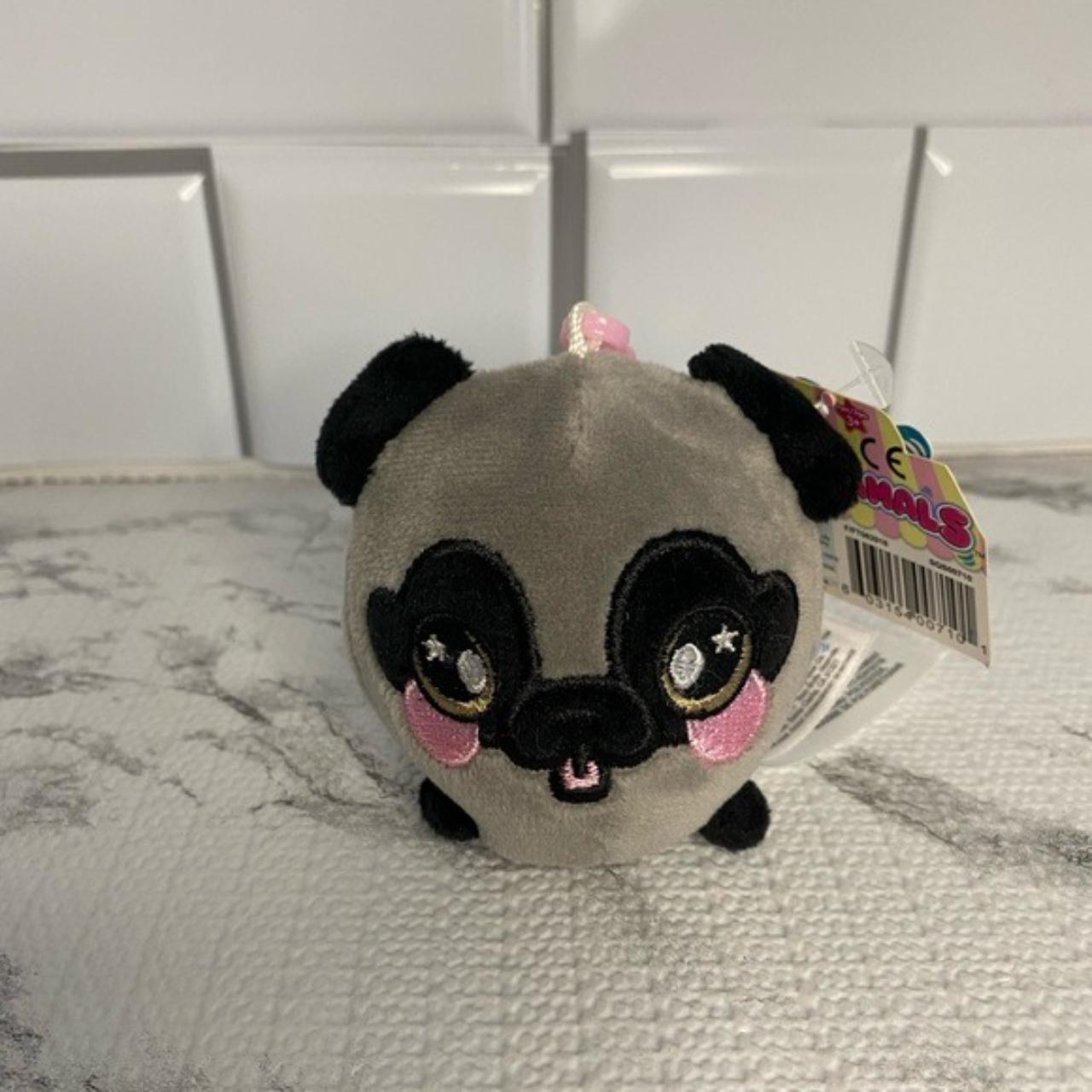 Squeezamals Blue Pug Dog keychain BNWT - Depop