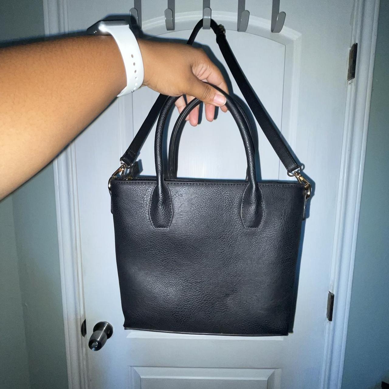 Black crossbody/top handle purse 👜 Strap is... Depop