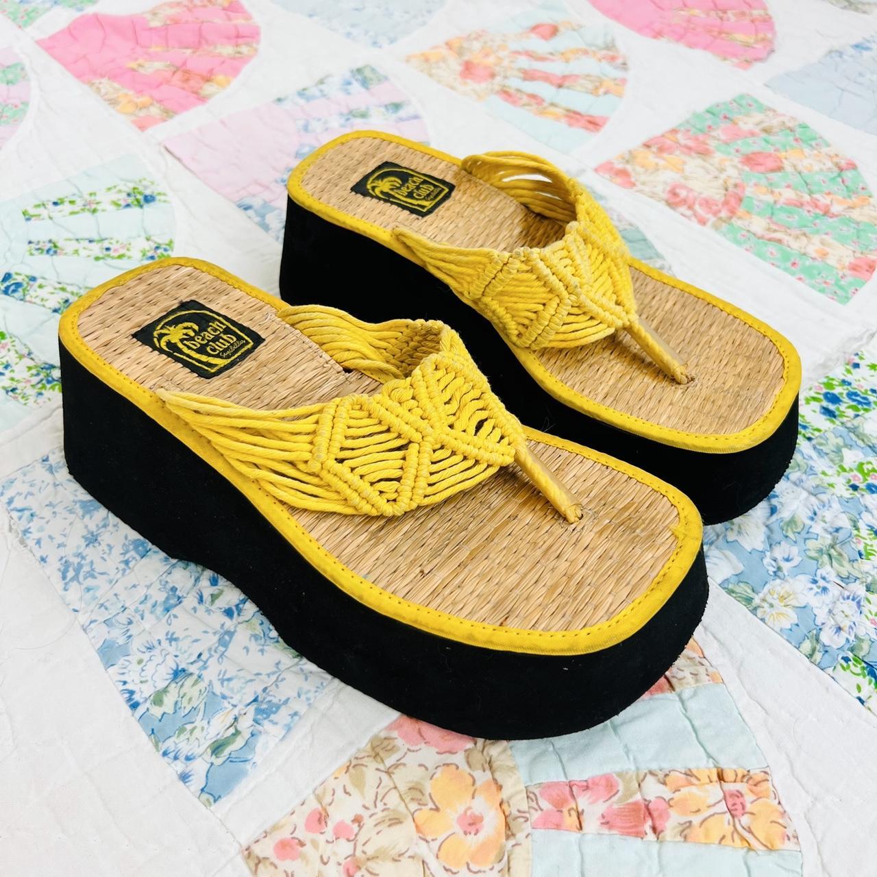 foam platform sandals 90s