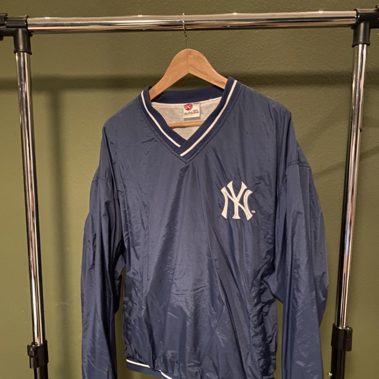 Vintage MLB New York Yankees Pullover Embroidered - Depop