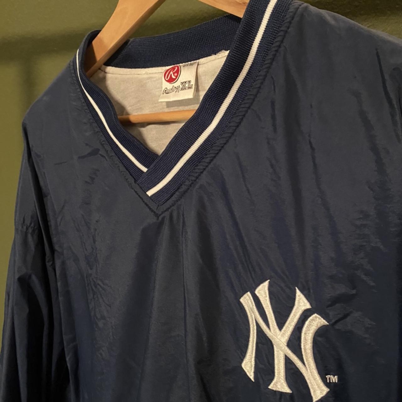 Vintage MLB New York Yankees Pullover Embroidered - Depop