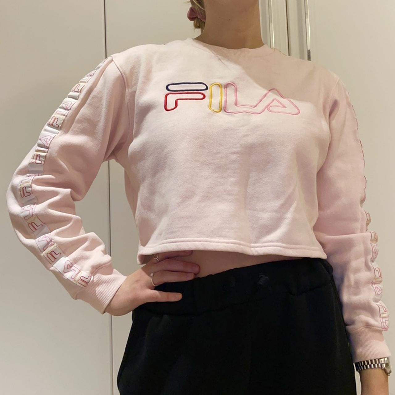 Fila sale cropped jumper