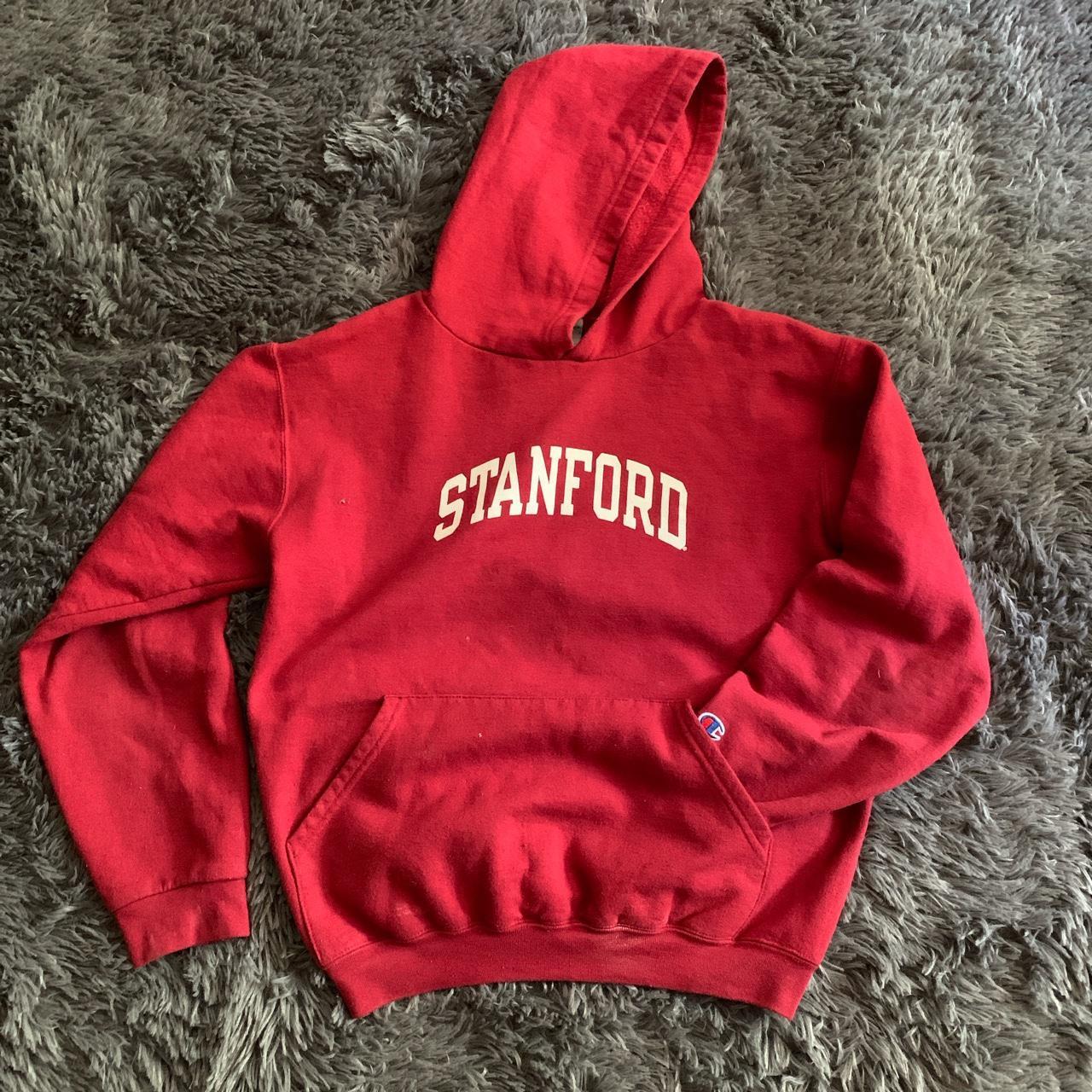 red stanford hoodie