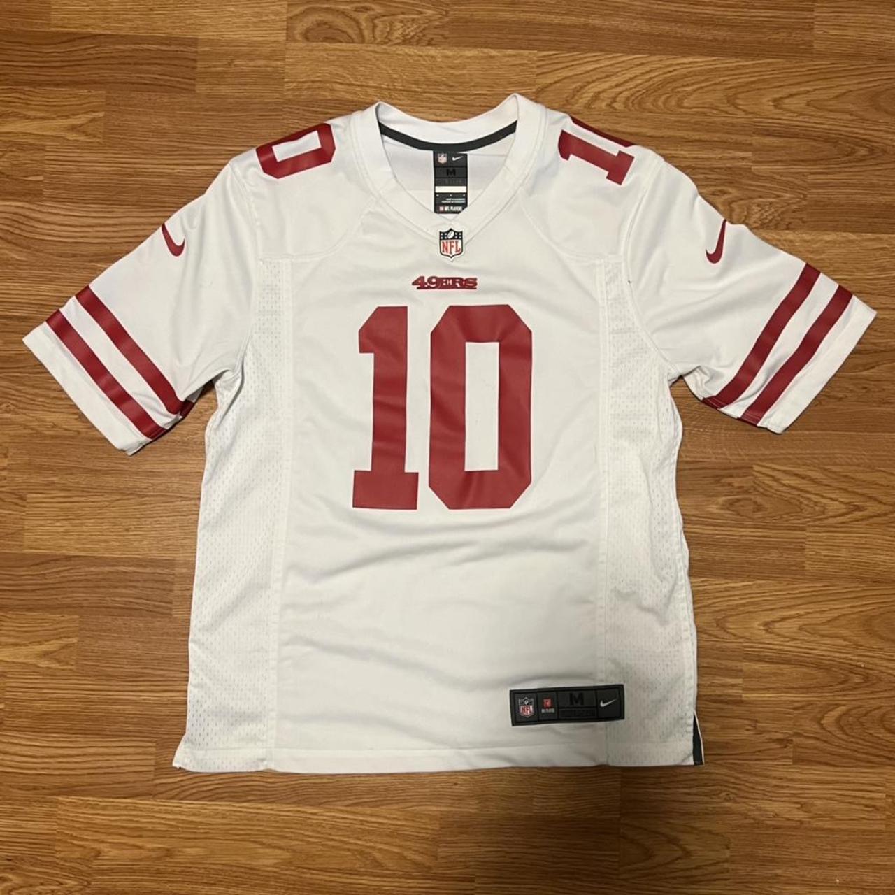 49ers FOOTBALL JERSEY SIZE MEDIUM IN GREAT... - Depop