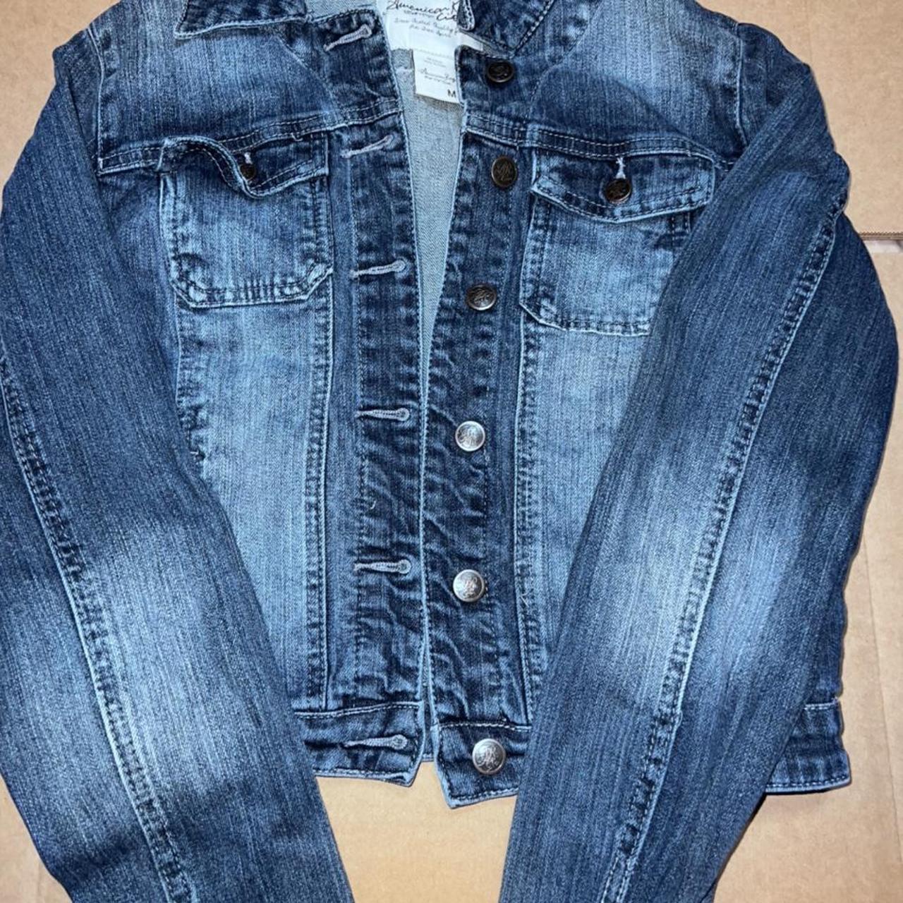 American rag jean jacket size M - Depop