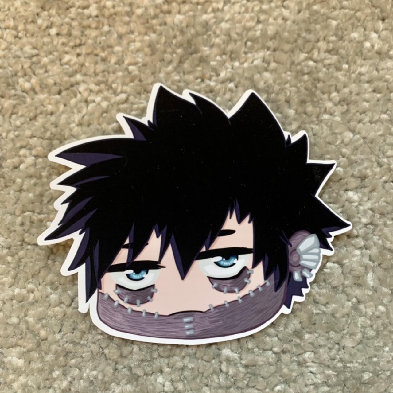 Boku no hero academia Dabi head sticker 🖤💙 (+ one w... - Depop