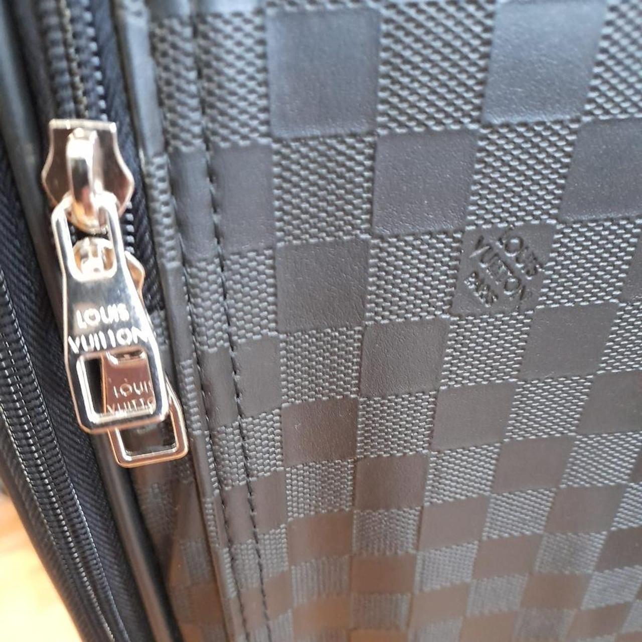 Louis Vuitton Black Leather Logo Cabin Suitcase LV Depop louis-vuitton-black-leather-logo-cabin-suitcase-lv-depop