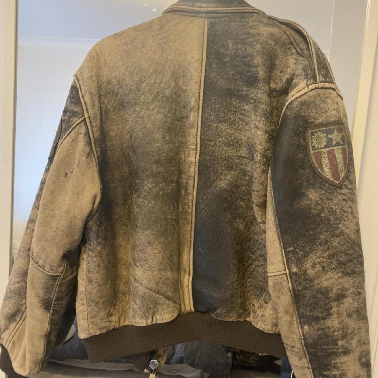 100 genuine soft leather, vintage US Army Air Force... Depop