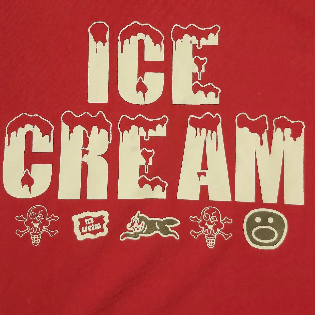 Ice Cream Men's Red T-shirt | Depop