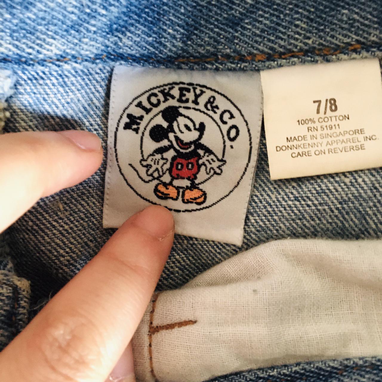 Vintage mickey fashion jeans