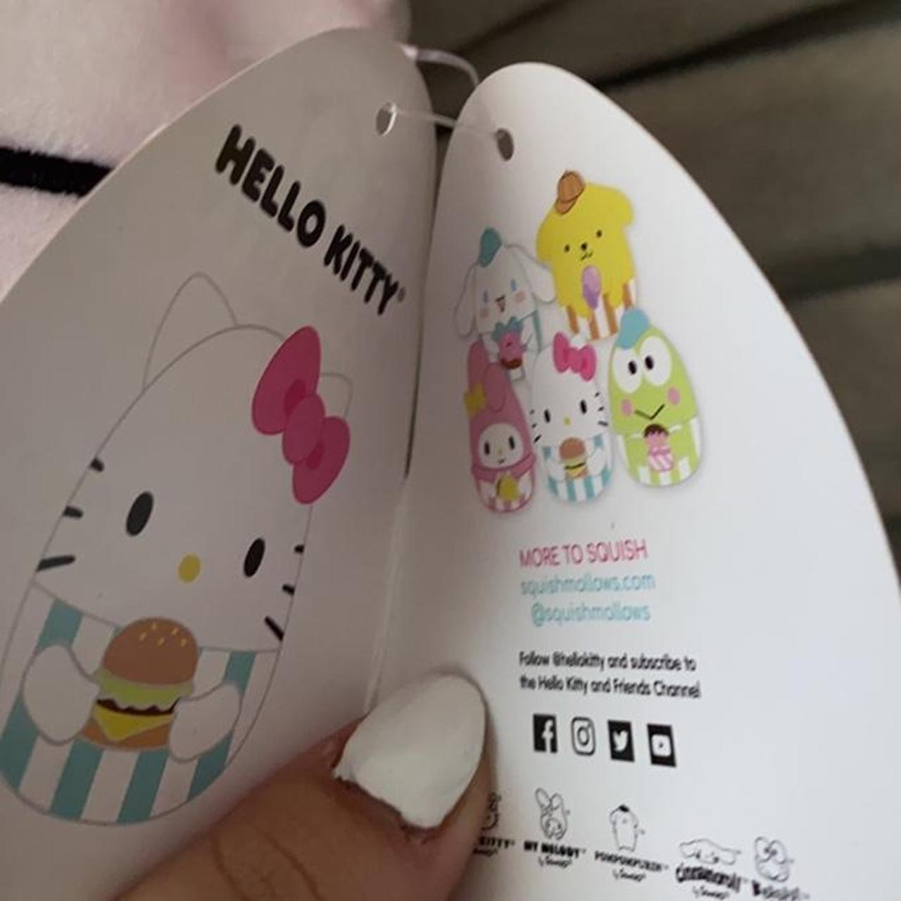 Hello Kitty Hamburger Squishmallow! still with tag! Depop