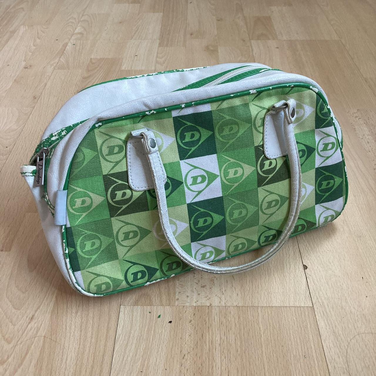 Vintage Y2K mini bowling bag in green Beautiful... Depop
