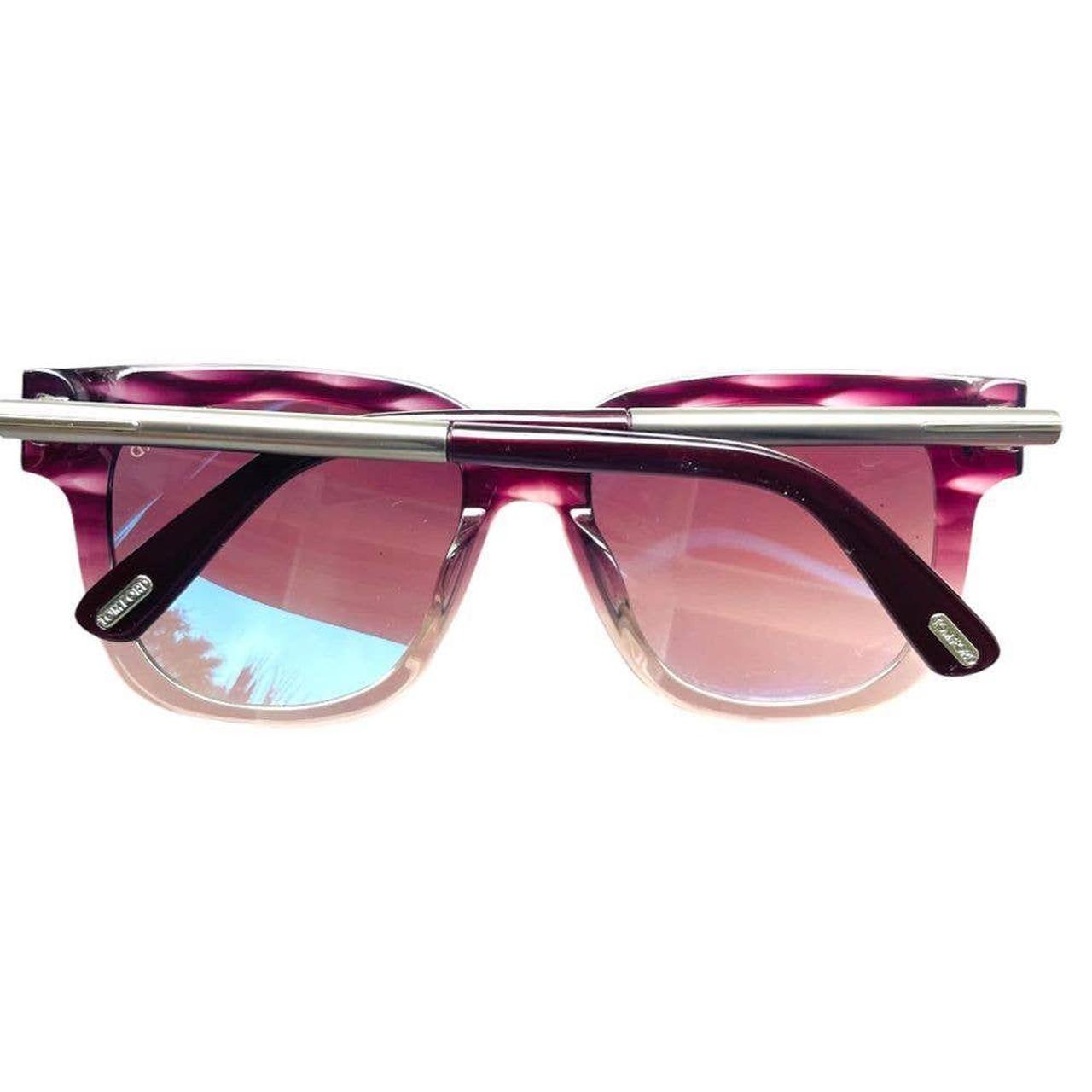 TOM FORD Women's Purple and Silver Sunglasses (3)