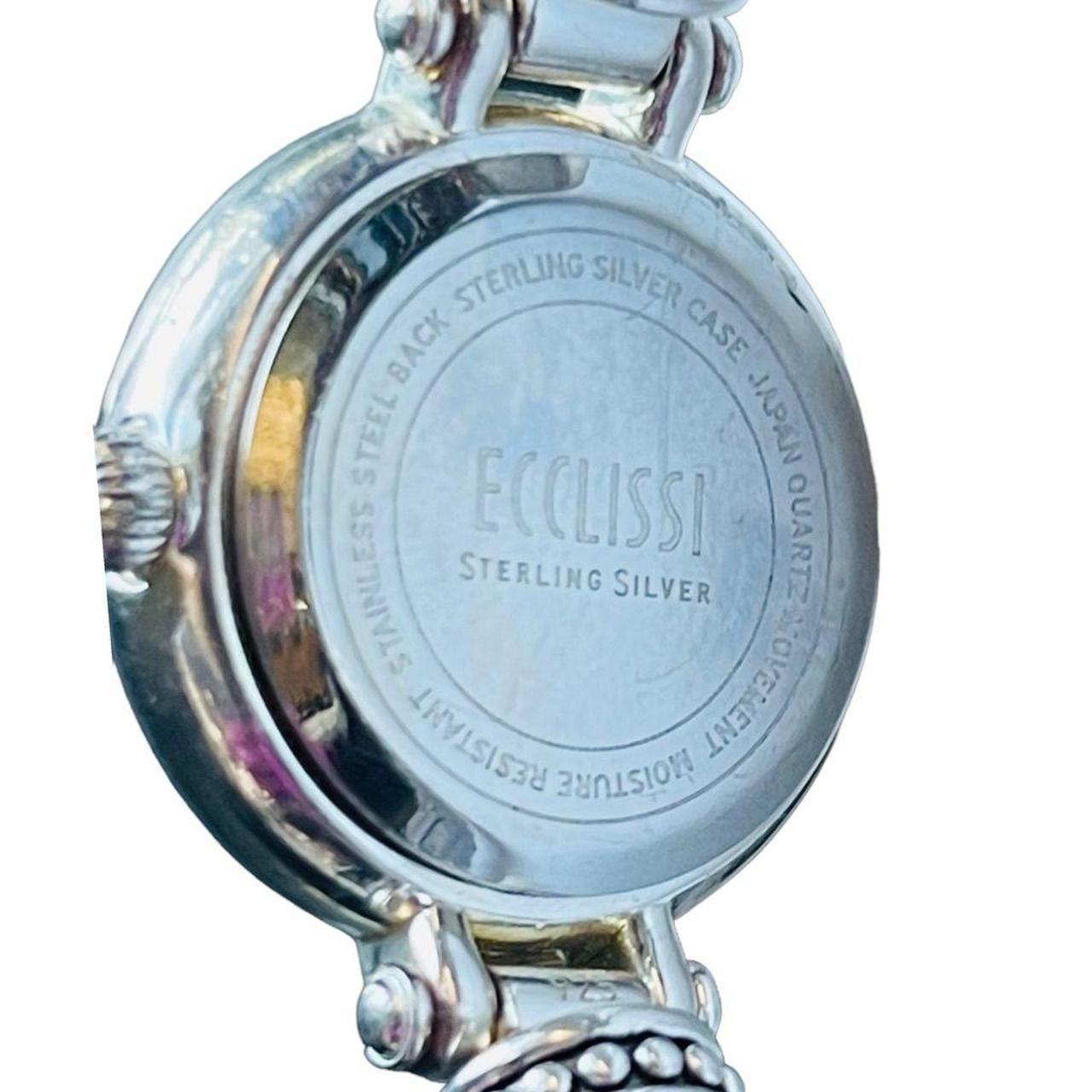 Ecclissi sterling silver outlet watch sr626sw