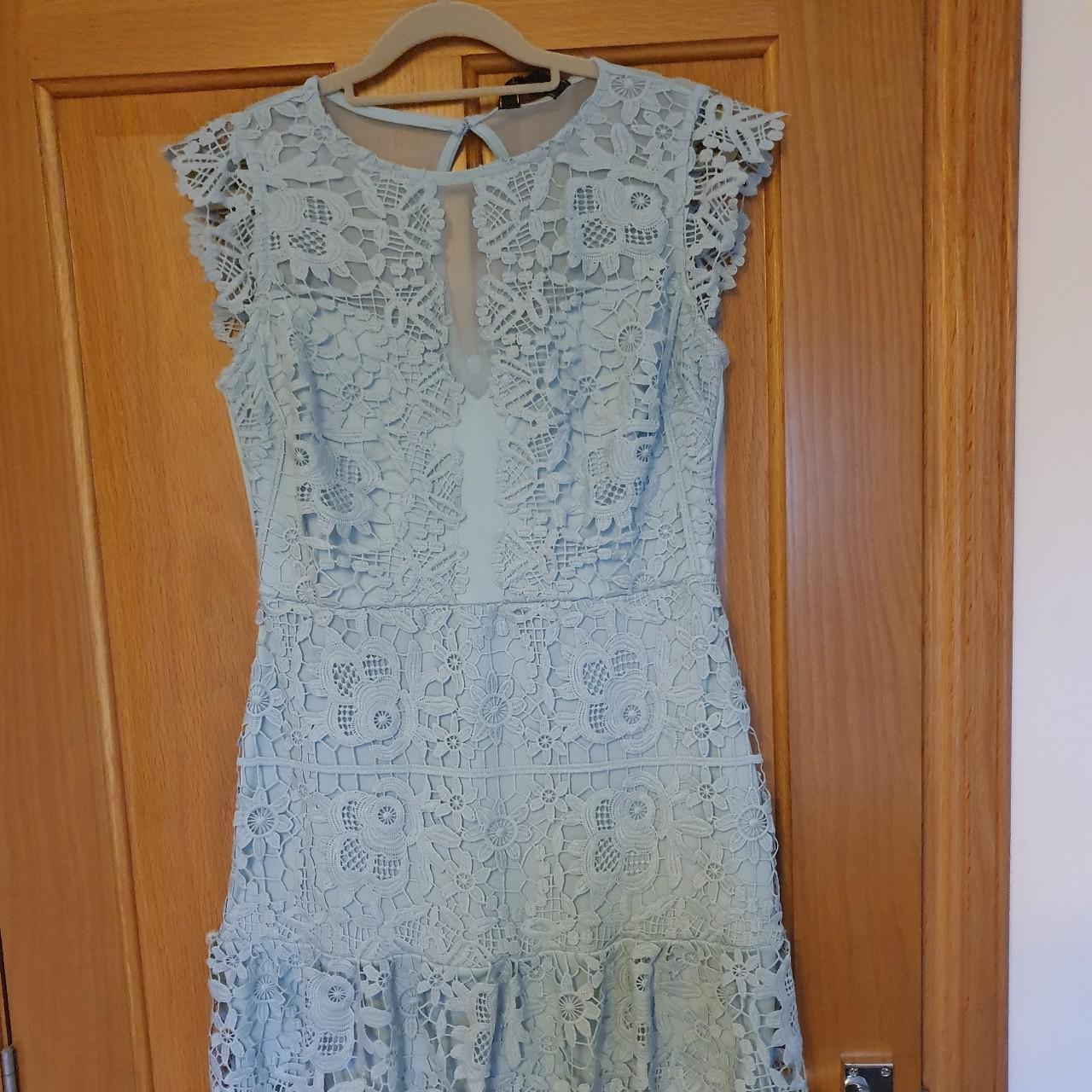 Lipsy Women's Blue Dress | Depop