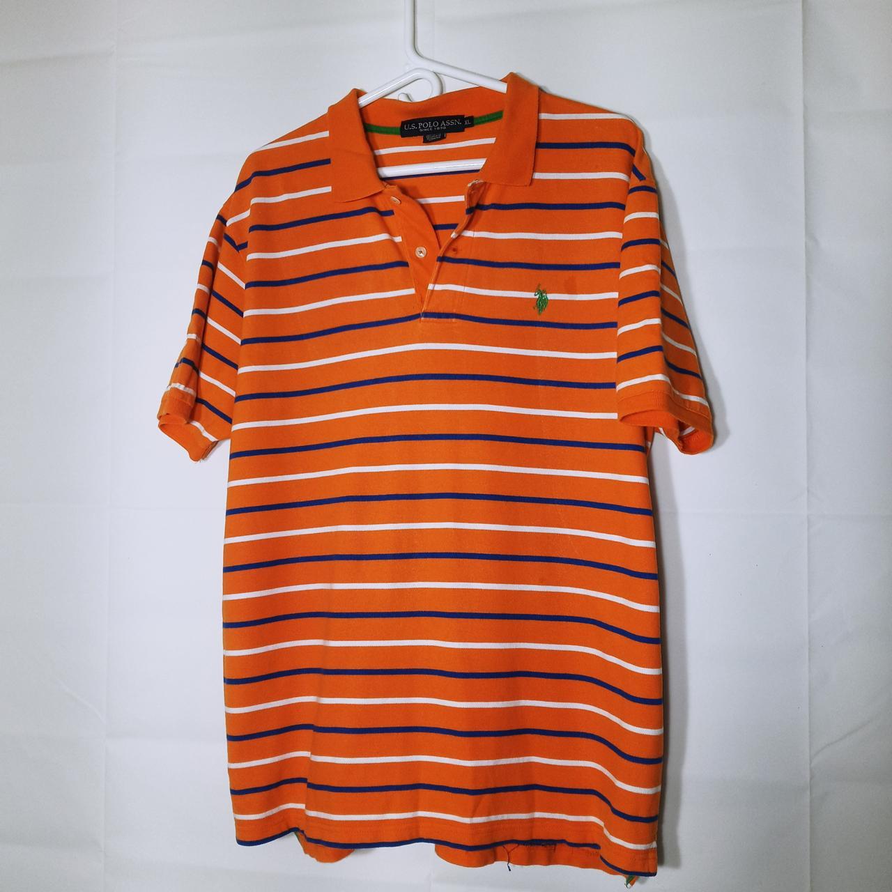 U.S. Polo Assn. Men's Orange Polo-shirts