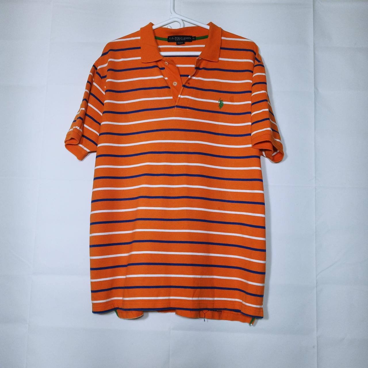 U.S. Polo Assn. Men's Orange Polo-shirts (2)