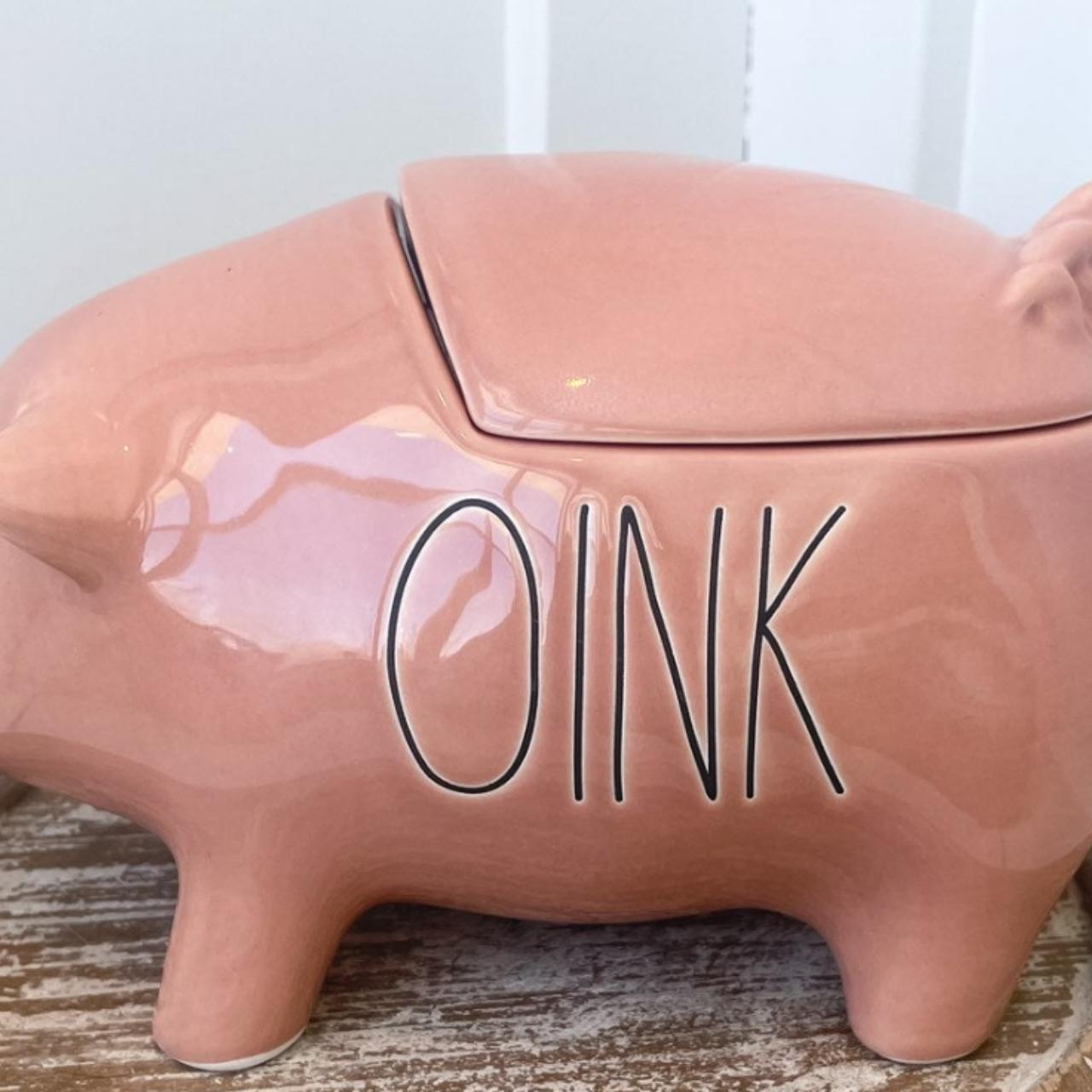 Rae Dunn Oink Pig Cookie on sale Jar