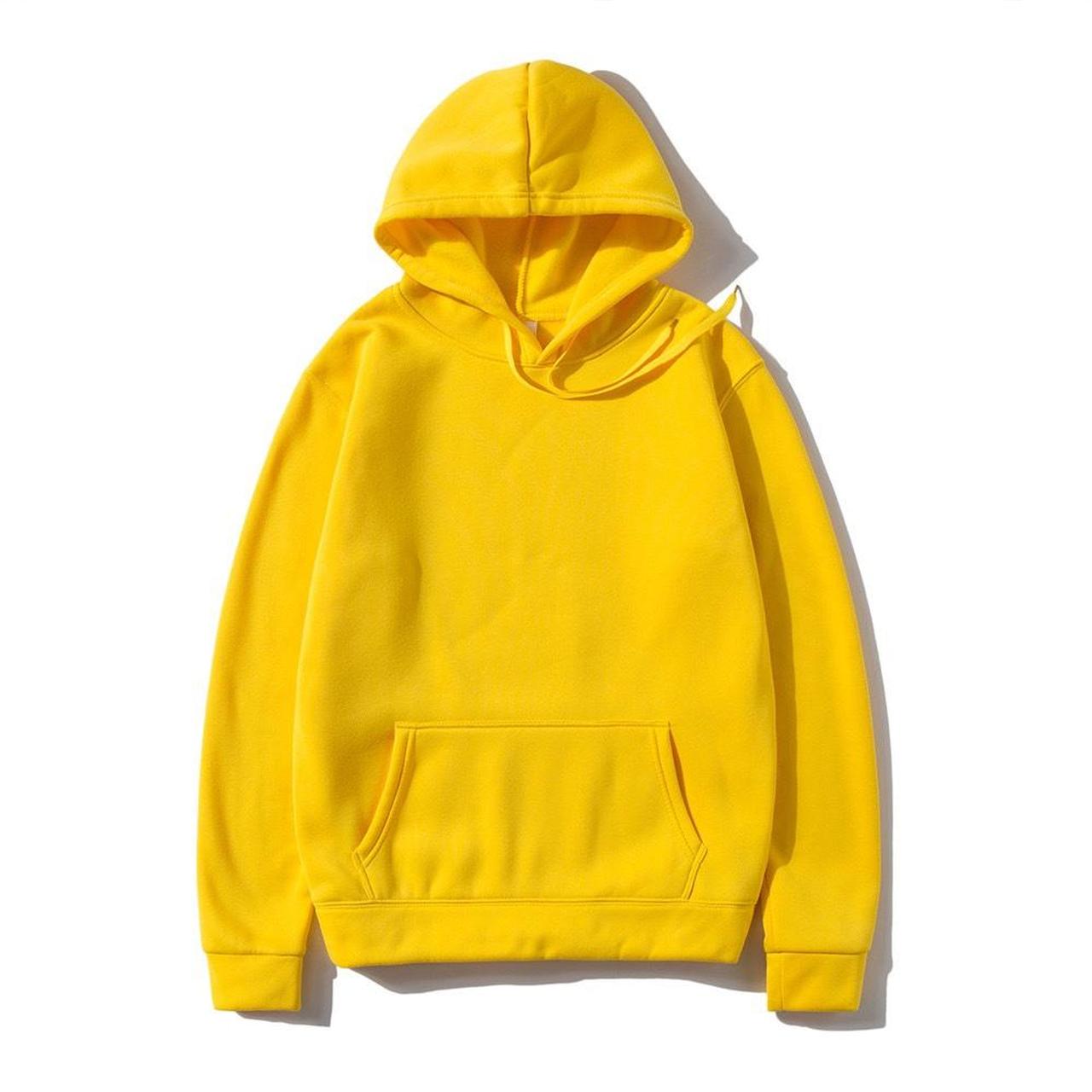 Plain mustard hoodie hotsell