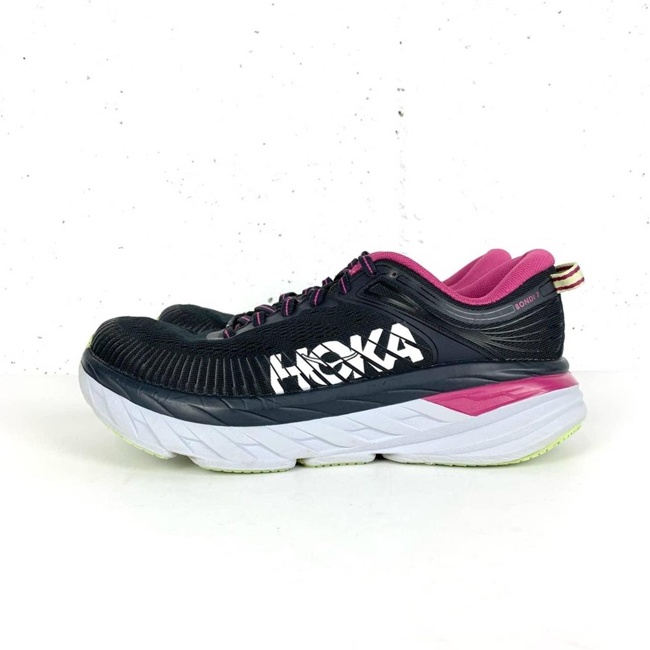 Hoka One One Bondi 7 Running Sneakers Blue Graphite... - Depop