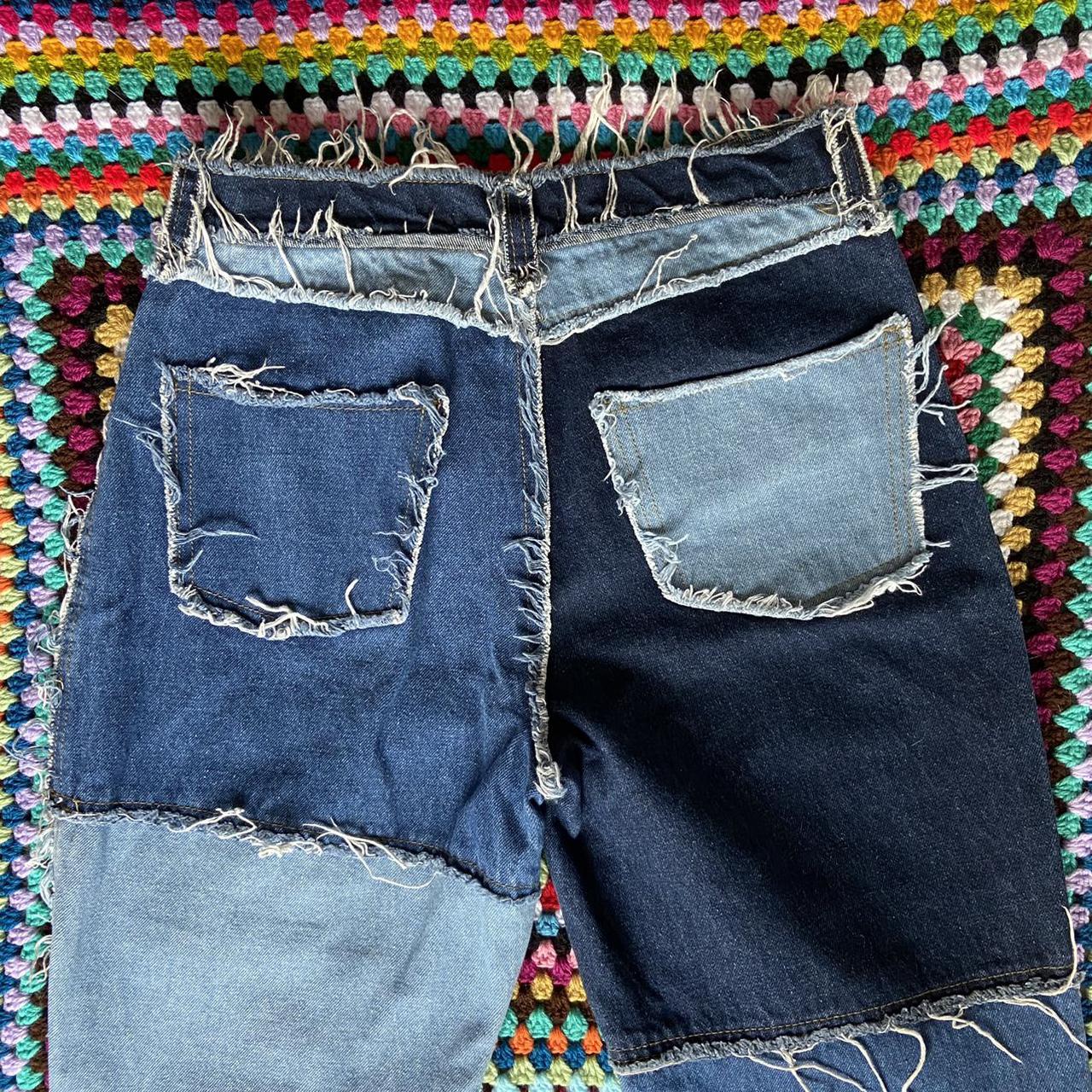 Jaded London patchwork jeans, only been worn a... Depop