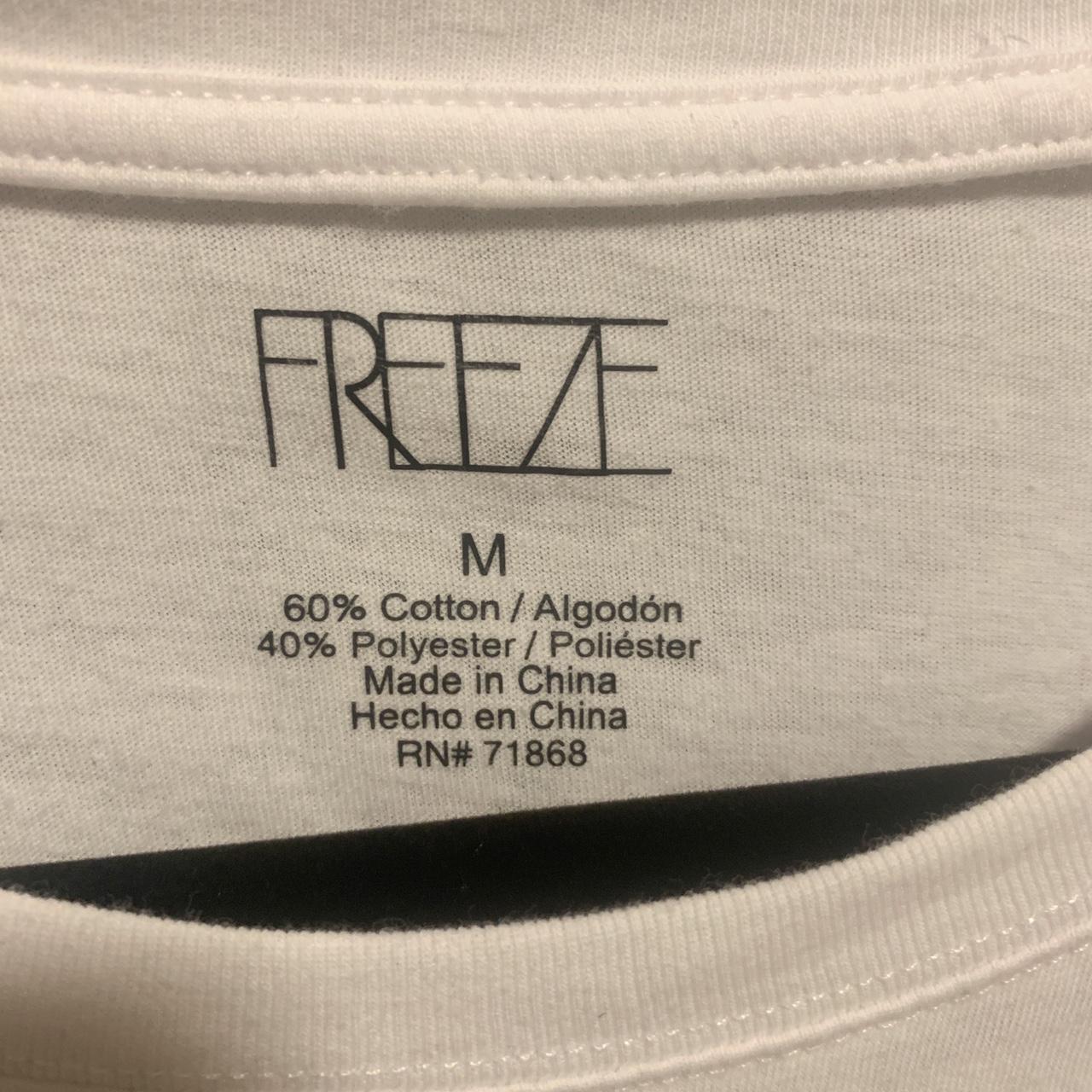 Freeze 24-7 Women's White and Black T-shirt (4)
